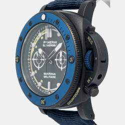 Panerai Submersible Froze PAM02239 Automatic Black Titanium Men's Wristwatch 47 mm