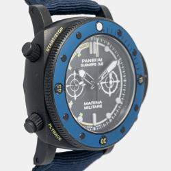 Panerai Submersible Froze PAM02239 Automatic Black Titanium Men's Wristwatch 47 mm