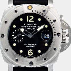 Panerai Luminor Submersible PAM00243 Automatic Black Stainless Steel Men's Wristwatch 44 mm