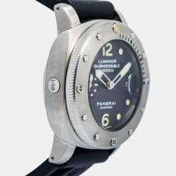 Panerai Luminor Submersible PAM00243 Automatic Black Stainless Steel Men's Wristwatch 44 mm