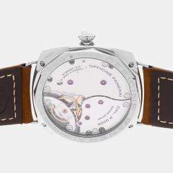 Pre Owned Pre-Owned Panerai Radiomir California Date PAM 424 DATE Manual Winding Black Stainless Steel Men's Wristwatch 47 mm