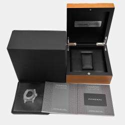 Pre Owned Panerai Radiomir 1940 PAM00515 Manual Winding Black 18k Rose Gold Men’s Wristwatch 47mm