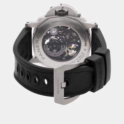 Pre Owned Panerai Submersible S Brabus Limited Edition PAM01403 Automatic Black Titanium Men’s Wristwatch 47mm
