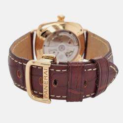 Pre Owned Panerai Radiomir PAM00273 Automatic Black 18K Rose Gold Men’s Wristwatch 45 mm