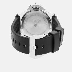Pre Owned Panerai Luminor PAM00000 Manual Winding Black Stainless Steel Men’s Wristwatch 44 mm