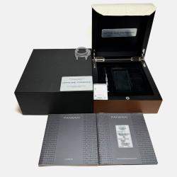 Pre Owned Panerai Luminor PAM00000 Manual Winding Black Stainless Steel Men’s Wristwatch 44 mm