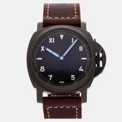 Pre Owned ساعة يد رجالية بانيراي لومينور 8 أيام PAM 779 مملوكة مسبقًا