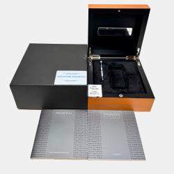 Pre Owned ساعة رجالية بانيراي لومينور لوجو قاعدة تعبئة يدوية مملوكة مسبقًا 44 ملم PAM