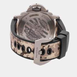 Pre Owned ساعة يد رجالية بانيراي سابميرسيبل نافاي سيلز بوتيك إكسكلوسيف PAM 1669 مستعملة