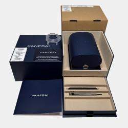 Pre Owned Pre-Owned Panerai Submersible PAM 1323 Automatic Grey Stainless Steel Men's Wristwatch 44 mm