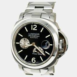 Pre Owned Panerai Luminor PAM00171 Automatic Black Titanium Men's Wristwatch 44mm
