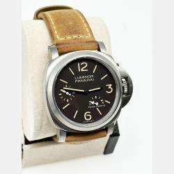 Pre Owned Panerai Luminor PAM00797 Manual Black Titanium Men's Wristwatch 44mm