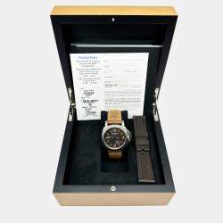 Pre Owned Panerai Luminor PAM00797 Manual Black Titanium Men's Wristwatch 44mm