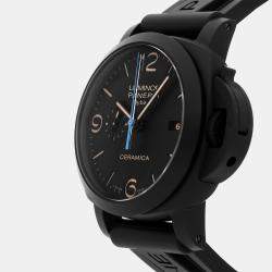 Pre Owned Pre-Owned Panerai Luminor 3 Days Chronograph Flyback PAM 580 Automatic Men's Watch 44 mm