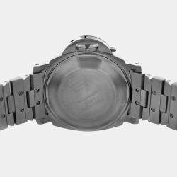 Pre Owned Panerai Luminor Marina PAM00050 Automatic Black Stainless Steel Men's Wristwatch 40 mm