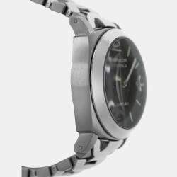 Pre Owned Panerai Luminor Marina PAM00050 Automatic Black Stainless Steel Men's Wristwatch 40 mm