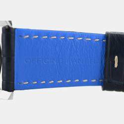 Pre Owned Panerai Radiomir 1940 3 Days PAM00932 Manual Winding Blue Stainless Steel Men's Wristwatch 47 mm