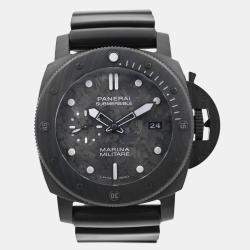 Pre Owned Panerai Submersible PAM02979 Automatic Grey Carbotech Titanium Men's Wristwatch 47 mm