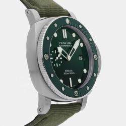 Pre Owned Pre-Owned Panerai Submersible Quarantaquattro Esteel Verde Smeraldo PAM 1287