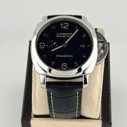 Pre Owned Panerai Luminor Marina 1950 3 Days PAM00359 Automatic Black Dial Stainless Steel Men's Wristwatch 44 mm