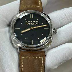 Pre Owned Panerai Radiomir PAM00425 Manual Winding Black Dial Stainless Steel Men's Wristwatch 47 mm