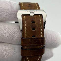 Pre Owned Panerai Radiomir PAM00425 Manual Winding Black Dial Stainless Steel Men's Wristwatch 47 mm