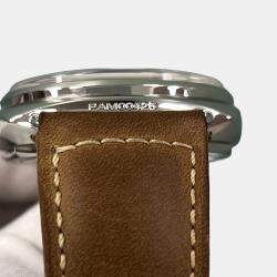 Pre Owned Panerai Radiomir PAM00425 Manual Winding Black Dial Stainless Steel Men's Wristwatch 47 mm