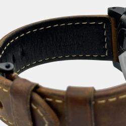 Pre Owned Panerai Luminor 1950 PAM00580 Automatic Black Dial Ceramic Men's Wristwatch 44 mm