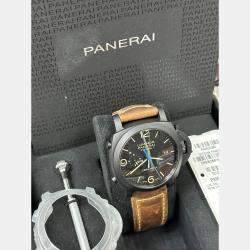 Pre Owned Panerai Luminor 1950 PAM00580 Automatic Black Dial Ceramic Men's Wristwatch 44 mm