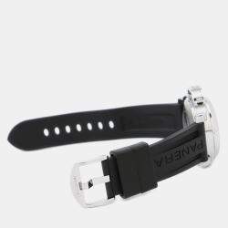 Pre Owned ساعة يد رجالية بانيراي لومينور PAM01088 أوتوماتيك ستانلس ستيل أسود 44 مم