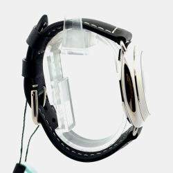 مملوكة مسبقًا ساعة يد رجالية بانيراي راديومير PAM00066 أوتوماتيك 18 قيراط ذهب أبيض قرص أسود 40 مم