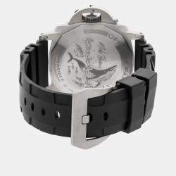 Pre Owned ساعة يد رجالية بانيراي سوميرسيبل مايك هورن إصدار مستخدمة PAM 984 أوتوماتيك ستانلس ستيل أسود 47 ملم