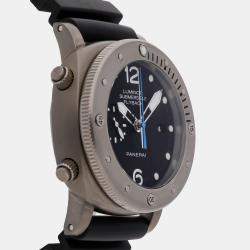 مملوكة مسبقًا ساعة بانيراي لومينور سابمرسيبل 1950 3 أيام كرونو فلايباك PAM 614 أوتوماتيك 47 مم مستعملة