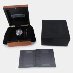 مملوكة مسبقًا Panerai Luminor Marina PAM00312 Automatic Black Stainless Steel Men's Wristwatch 44 mm