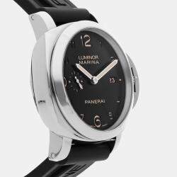 مملوكة مسبقًا Pre-Owned Panerai Luminor Marina 1950 3 Days PAM 359 Black Automatic Stainless Steel Men's Wristwatch 44 MM