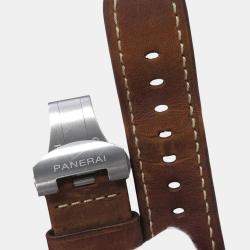 مملوكة مسبقًا Panerai Luminor Marina PAM 01314 White Stainless Steel Automatic Men's Wristwatch 44 mm