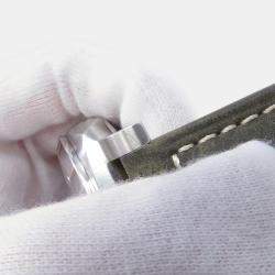 مملوكة مسبقًا Panerai Luminor Marina PAM 01314 White Stainless Steel Automatic Men's Wristwatch 44 mm