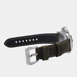 مملوكة مسبقًا Panerai Luminor Marina PAM 01314 White Stainless Steel Automatic Men's Wristwatch 44 mm