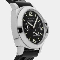 Pre Owned Pre-Owned Panerai Luminor Power Reserve PAM 1090 Black Automatic Stainless Steel Men's Wristwatch 44 MM