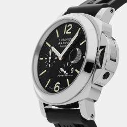 Pre Owned Pre-Owned Panerai Luminor Power Reserve PAM 1090 Black Automatic Stainless Steel Men's Wristwatch 44 MM