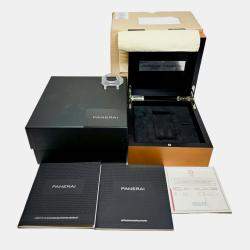 Pre Owned Pre-Owned Panerai Luminor Power Reserve PAM 1090 Black Automatic Stainless Steel Men's Wristwatch 44 MM