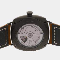 Pre Owned Pre-Owned Panerai Radiomir Black Seal PAM 505 Brown Automatic Composite Men's Wristwatch 45 MM