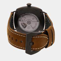 Pre Owned Pre-Owned Panerai Radiomir Black Seal PAM 505 Brown Automatic Composite Men's Wristwatch 45 MM