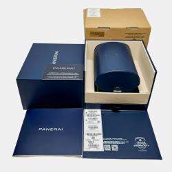 Pre Owned Pre-Owned Panerai Luminor Marina Navy SEALs Brunito Steel PAM 1412 Black Automatic Stainless Steel Men's Wristwatch 44 MM