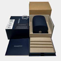 مملوكة مسبقًا Pre-Owned Panerai Radiomir PAM 754 Black Manual Winding Stainless Steel Men's Wristwatch 45 MM