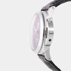 Pre Owned ساعة يد رجالية بانيراي لومينور مارينا PAM01971 أوتوماتيكية ستانلس ستيل سوداء 44 مم