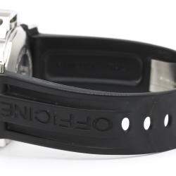 Pre Owned Panerai Black Stainless Steel Luminor Automatic PAM00104 Men's Wristwatch 44 MM