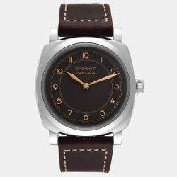 Panerai Black Stainless Steel Radiomir PAM00790 Manual Winding Men's Wristwatch 47 mm