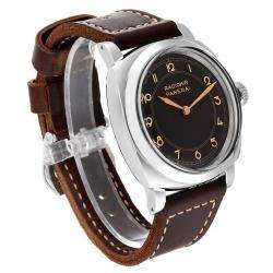 Panerai Black Stainless Steel Radiomir PAM00790 Manual Winding Men's Wristwatch 47 mm