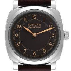 Panerai Black Stainless Steel Radiomir PAM00790 Manual Winding Men's Wristwatch 47 mm